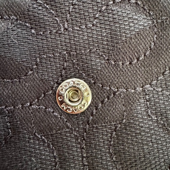 Vintage Coach Canvas Embroidered C Clutch Large Wallet New in Box - Picture 12 of 12